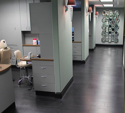 Molina Endodontics office hallway